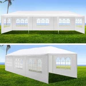 10X30' Wedding Party Canopy Tent Outdoor Gazebo With Removable Sidewalls