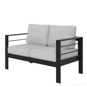 Patio All-Weather Loveseat With Thick Cushions