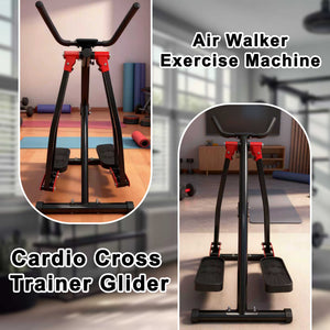 Air Walking Elliptical Machine - Foldable Cardio Cross Trainer