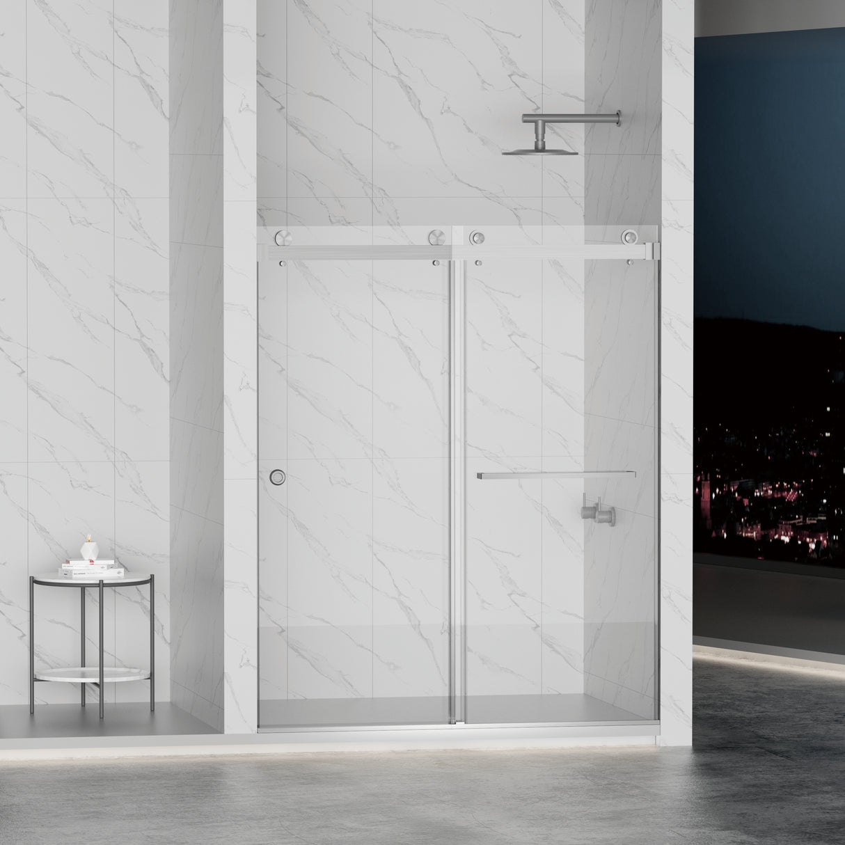 55-59" x 72" Frameless Shower Door