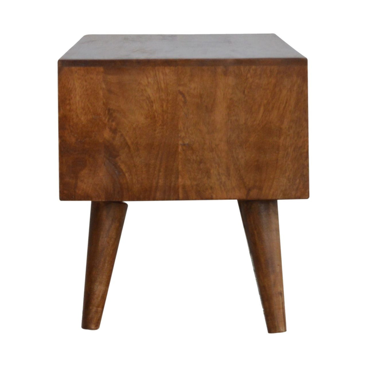 Prism Sliding Media Unit - Chestnut