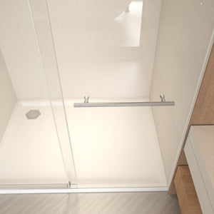 Frameless Sliding Bathtub Door With Frame