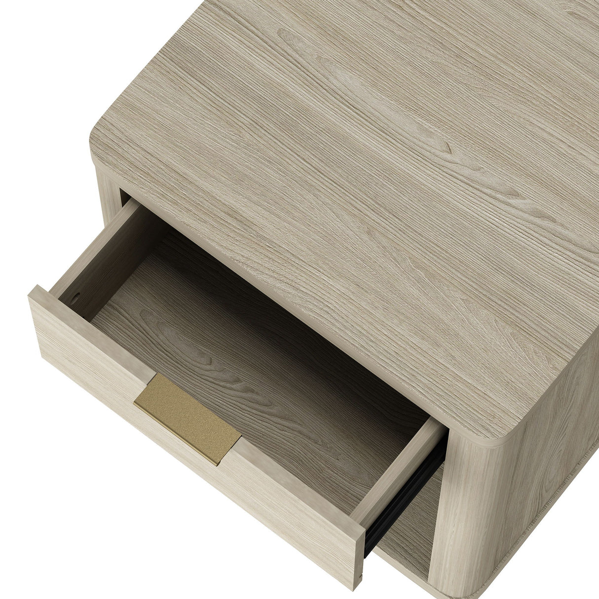 Evelyn - Nightstand With 1 Drawer And Open Shelf