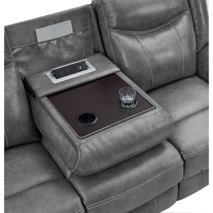 Hudson - Motion Sofa Pillow Top Arms Reclining Comfort - Gray