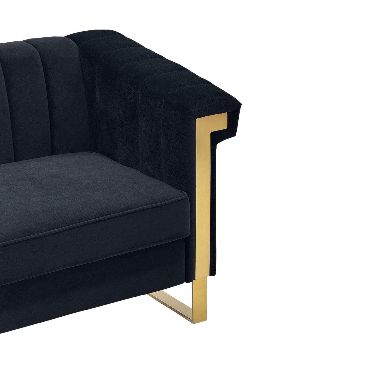 FX-P81B-BK Chesterfield Sofa