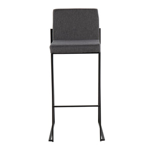 Fuji - Contemporary High Back Barstool Elegant Design