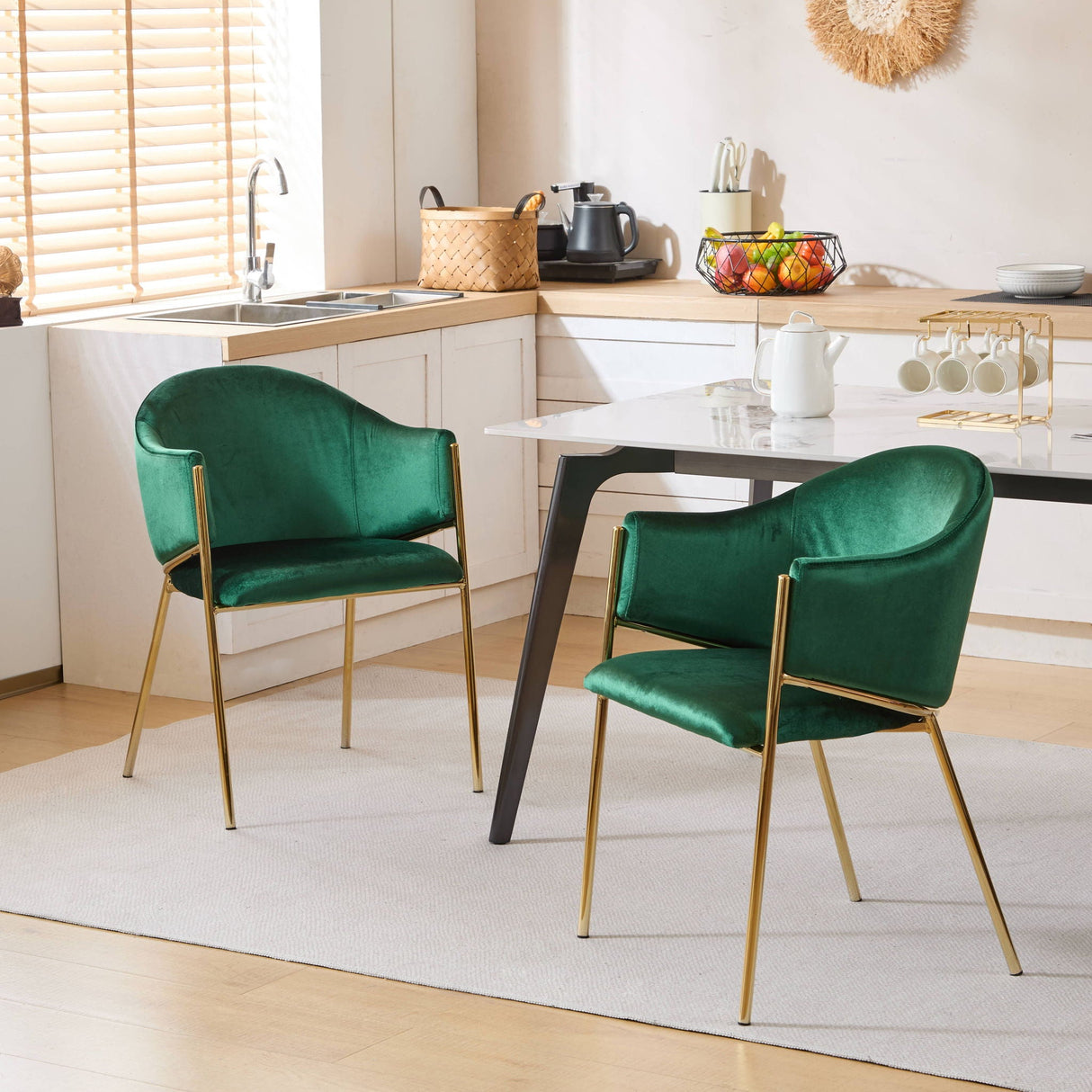 Modern Upholstered Dining Chair With Frame And Plush Velvet - Best Buy Furniture