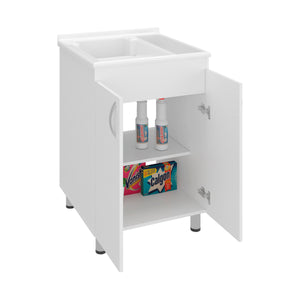 Foster 2 Door Utility Tub and Sink Freestanding Cabinet