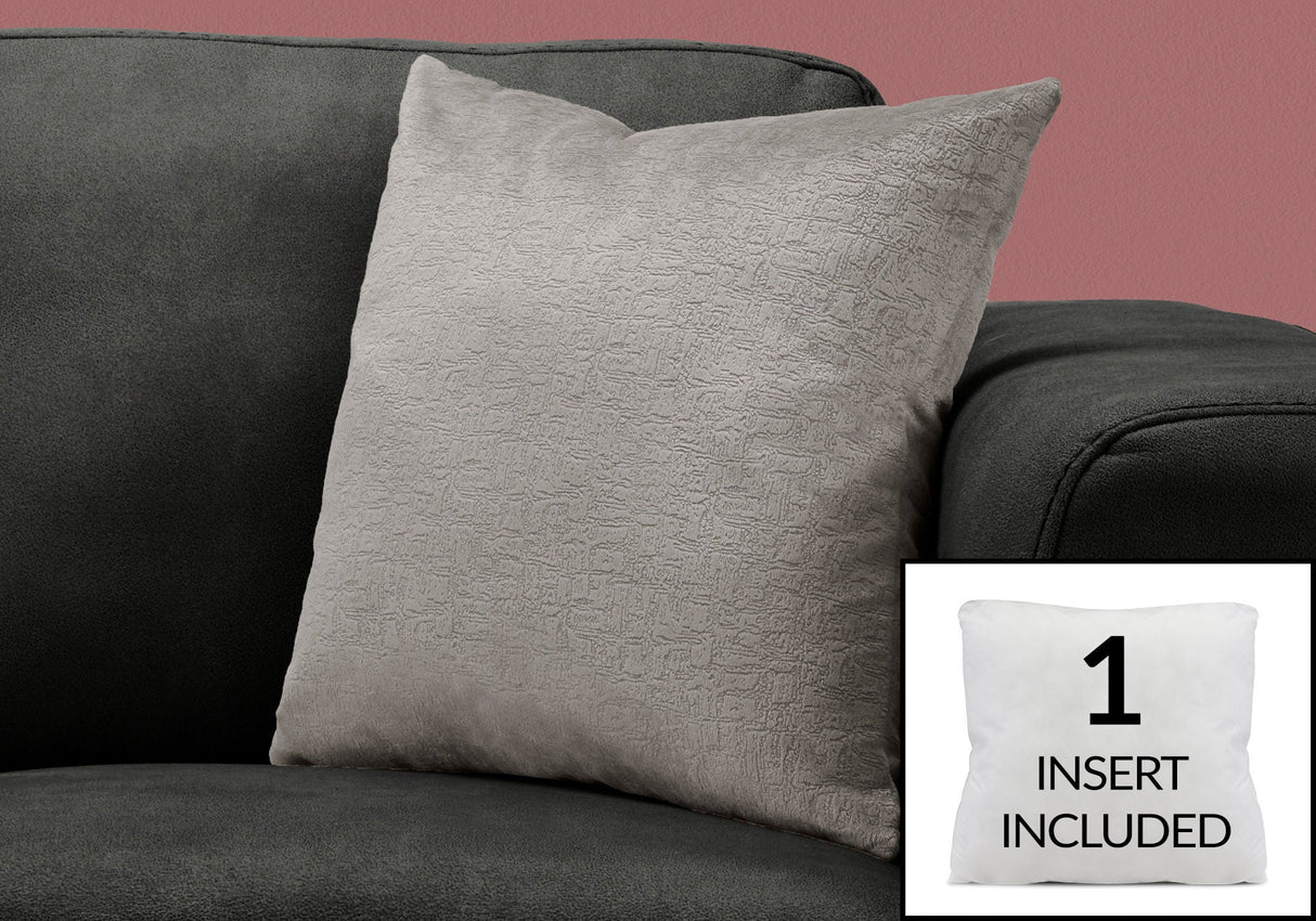 Pillow Square, Insert Included, Decorative Throw, Hypoallergenic - Best Buy Furniture