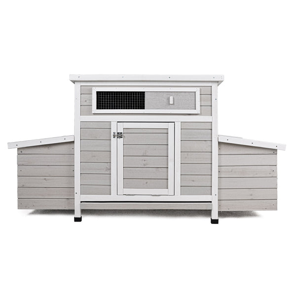 Large Chicken Coop Outdoor Hen House & Dual Nesting Boxes