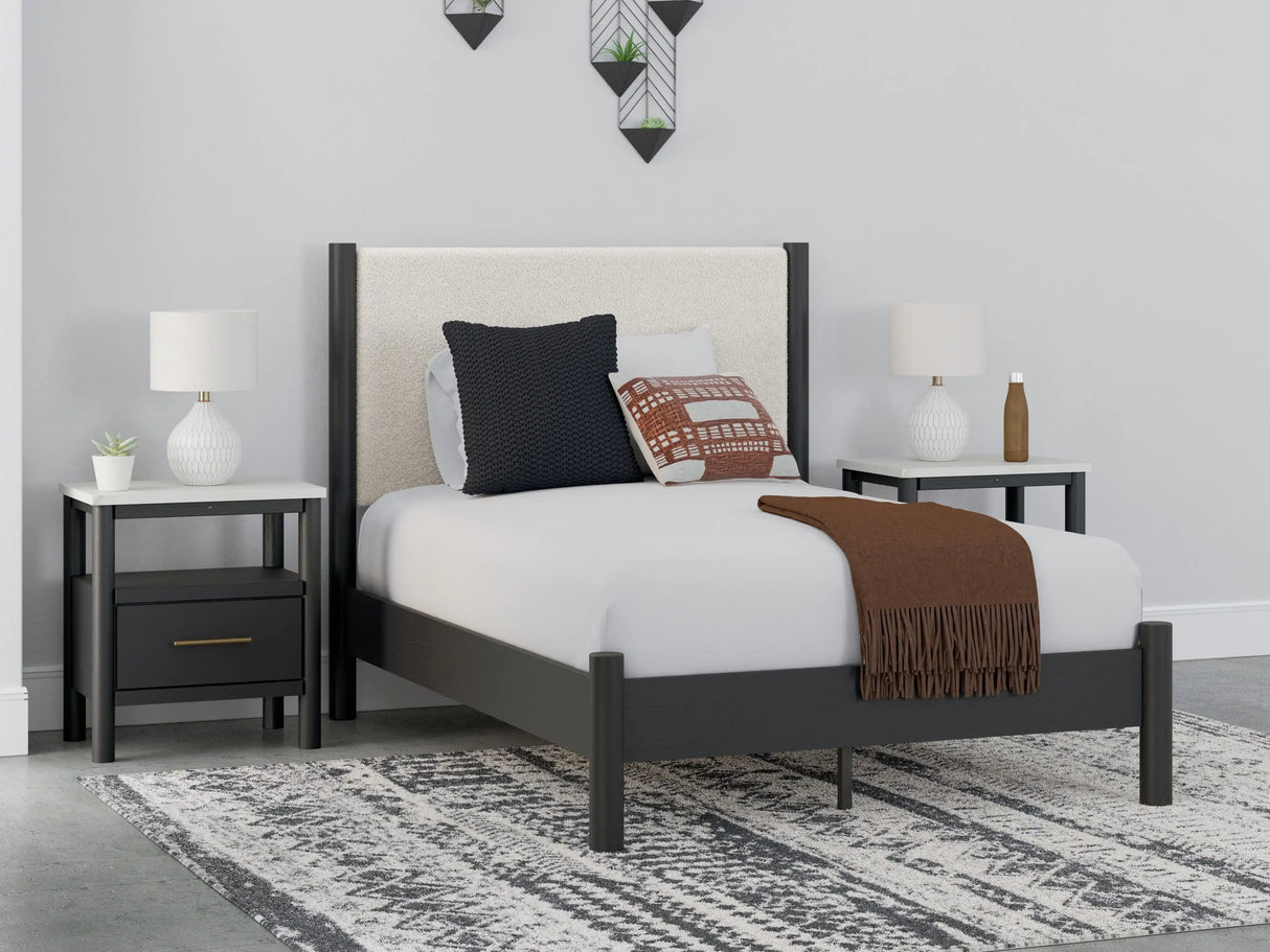 Cadmori - Upholstered Panel Bed - Best Buy Furniture