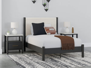 Cadmori - Upholstered Panel Bed - Best Buy Furniture