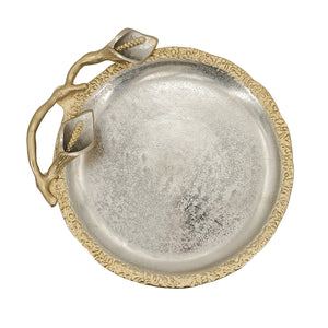 Calla Lily Decorative Pedestal Tray