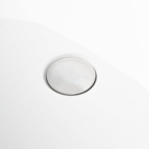 Freestanding Tub With Overflow And Pop Up Drain, Ergonomic Design