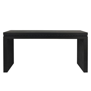 Modern Rustic Wood Table, Rectangular Living Room Center Table With Floating Top Design