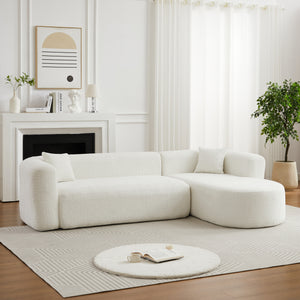 109.4" Modular Sectional Sofa in Beige