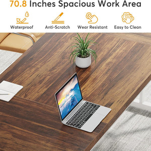Rectangular Dining Table With X Trestle Metal Legs