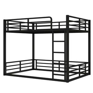 Metal Bunk Bed, Full XL Over Full XL Frame