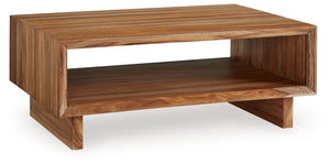 Dressonni - Rectangular Cocktail Table - Brown - Best Buy Furniture