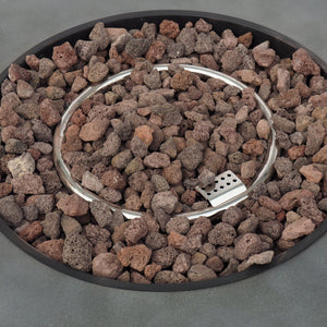 Round Iron Fire Pit With 40, 000 Btu