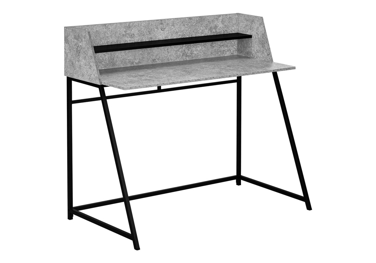 Computer Desk For Home Office, Laptop, Storage Shelves, Marble Look Contemporary & Modern - Best Buy Furniture