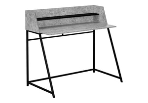 Computer Desk For Home Office, Laptop, Storage Shelves, Marble Look Contemporary & Modern - Best Buy Furniture