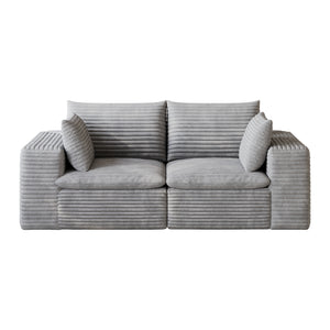 71" Cloud Sofa in Corduroy Fabric