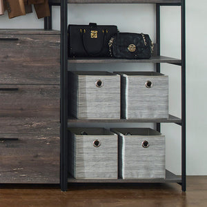 Monica - Walk-In Closet System, Extra Storage Space - Rustic
