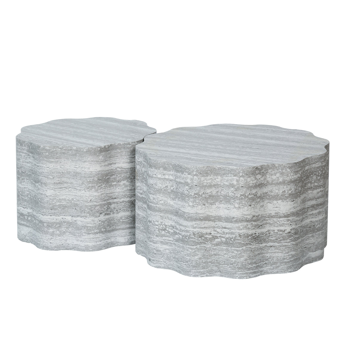 Set of 2 Round Coffee Tables