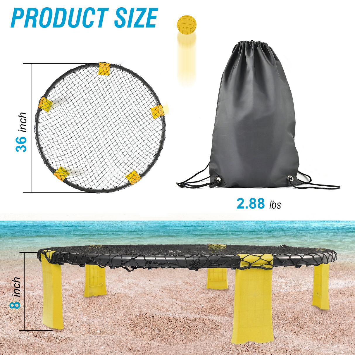Outdoor Roundnet Game Set