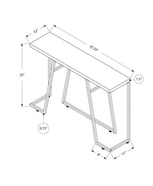 Accent Console Table For Entryway, Durable Construction - Taupe - Best Buy Furniture