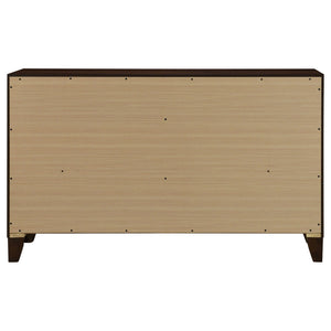 Anza - 6 Drawer Dresser Cabinet - Walnut