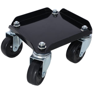Heavy Duty Snowmobile Dolly With V Slide And Swivel Casters Steel, 1500Lbs Capacity