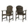 Outdoor Weather Resistant Acacia Wood Adirondack Dining Chairs (Set of 2) - Best Buy Furniture