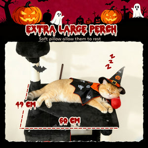 PawHut Gothic Cat Tree - 78" Extra Tall Cat Tower for Indoor Kittens