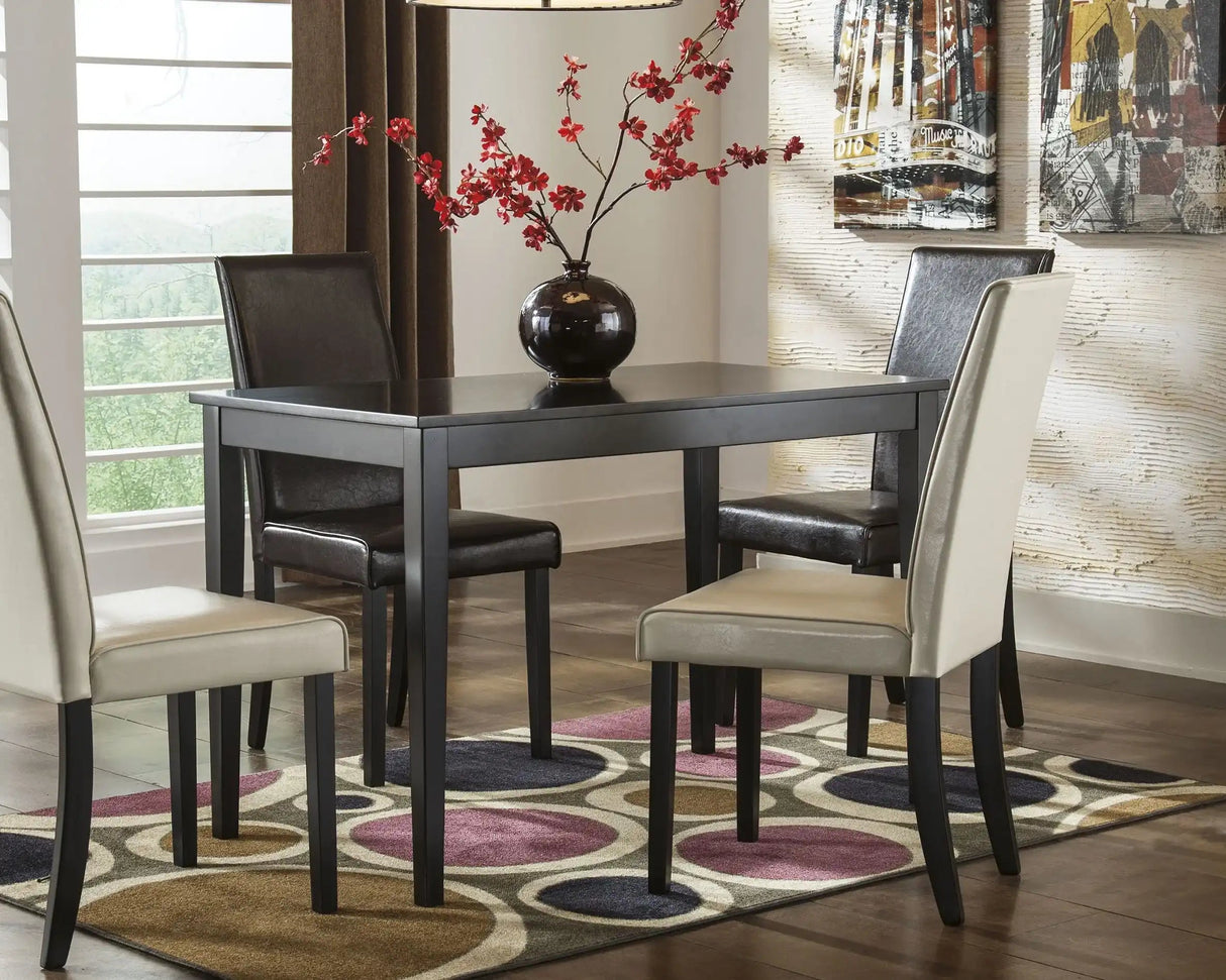 Kimonte - Rectangular Dining Room Table - Dark Brown - Best Buy Furniture