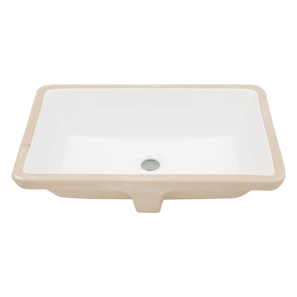 Modern Ceramic Undermount Bathroom Sink With Overflow, High Quality