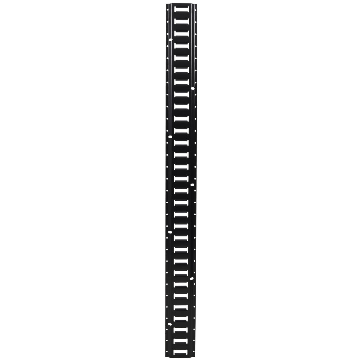 12 Pieces E Track Tie-Down Rail Kit for Trucks, Vans, Garages - Black