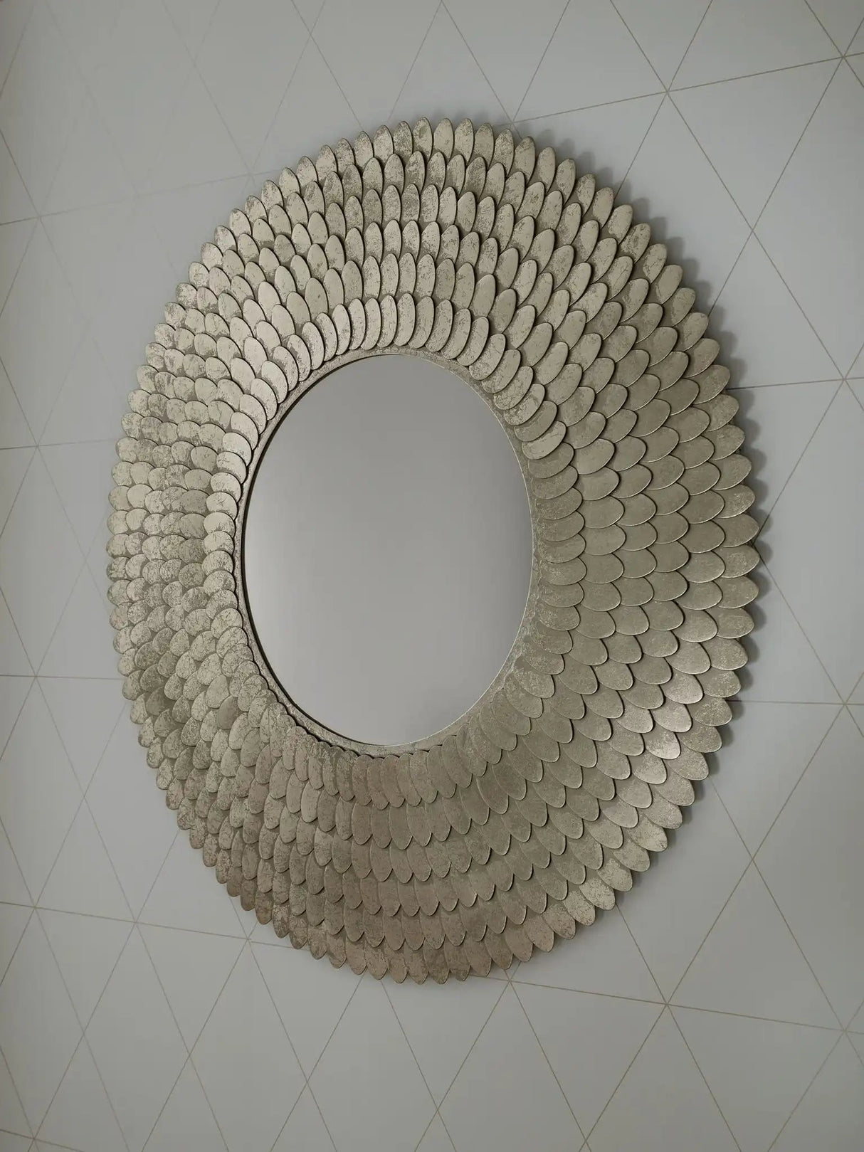 Wrightmund - Accent Mirror - Champagne Finish - Best Buy Furniture