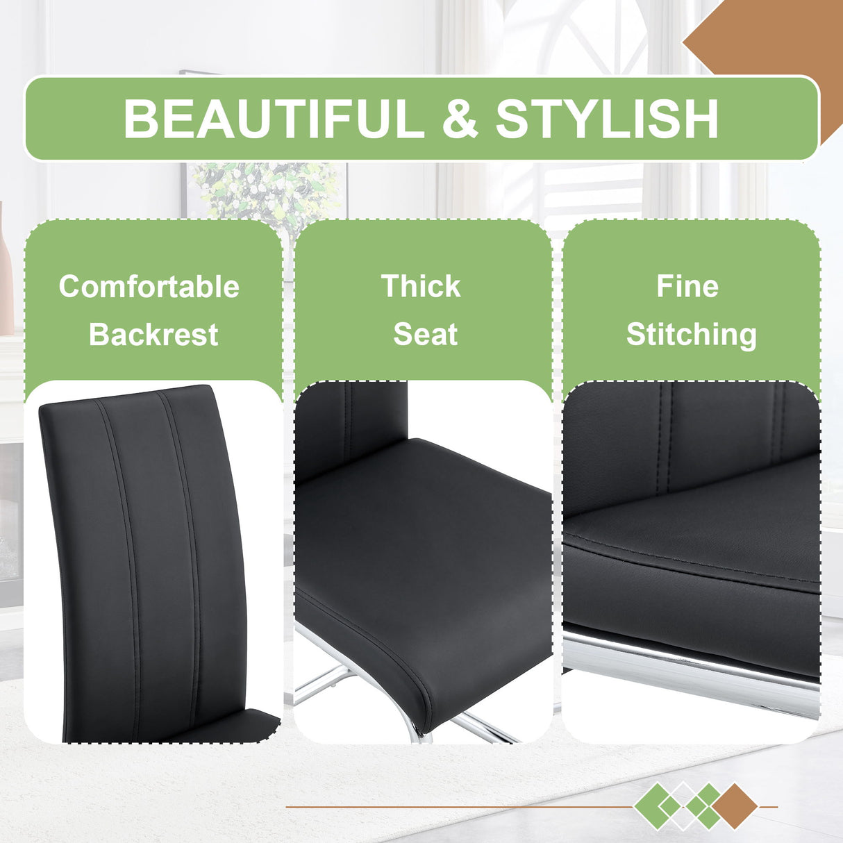 Modern Upholstered Dining Chairs For Dining Room