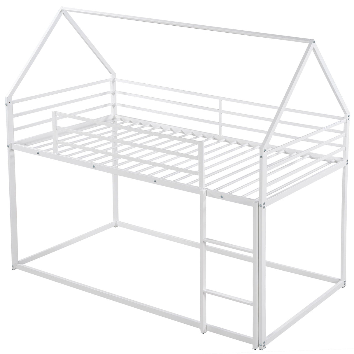 House Bunk Bed With Built In Ladder