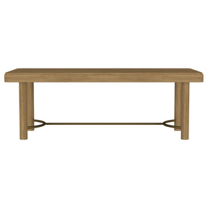 Benson - Extension Leaf Dining Table With Trestle Base - Sand