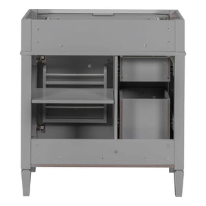 Bathroom Vanity With 2 Drawers And Tip-Out Drawer, Storage Cabinet