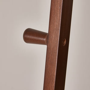 Heavy-Duty Solid Wood Freestanding Clothes Rack