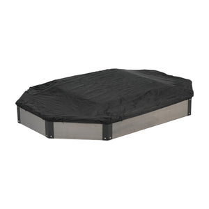 Octagon Sandbox With Storage, Sandpit With Cover And Liner For Backyard