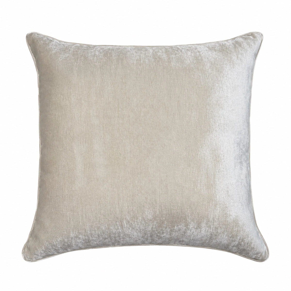VINTAGE VELVET 24" PILLOW - IVORY