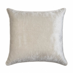 VINTAGE VELVET 24" PILLOW - IVORY