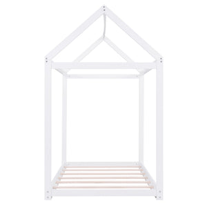 Wooden House Shaped Bed