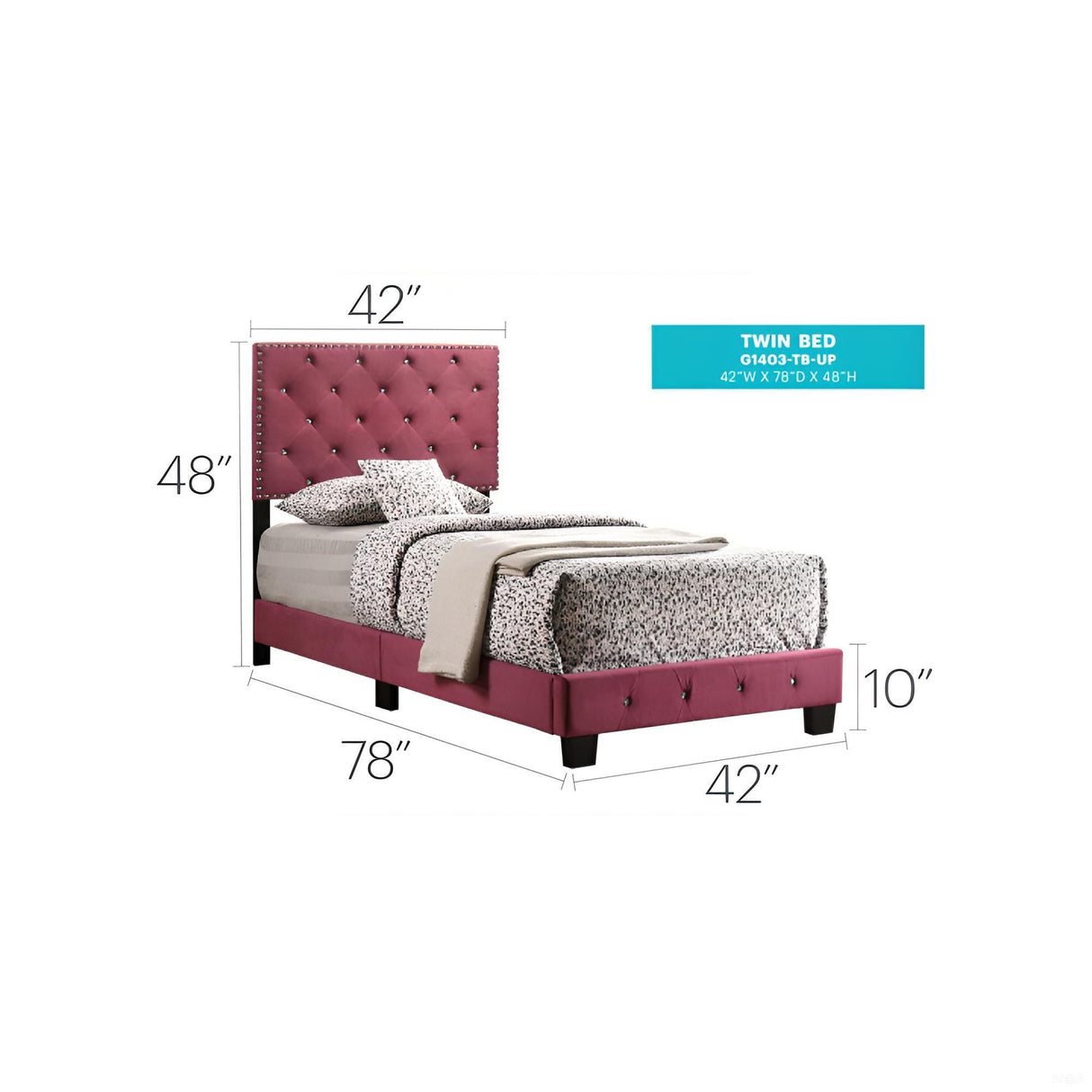 Luxurious Upholstered Bed