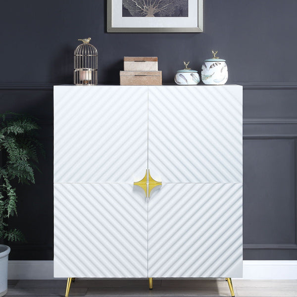 Gaines - High Gloss Accent Cabinet